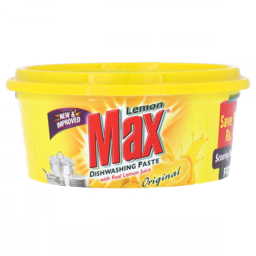 Max Dish Wash Paste Yellow 400 gr