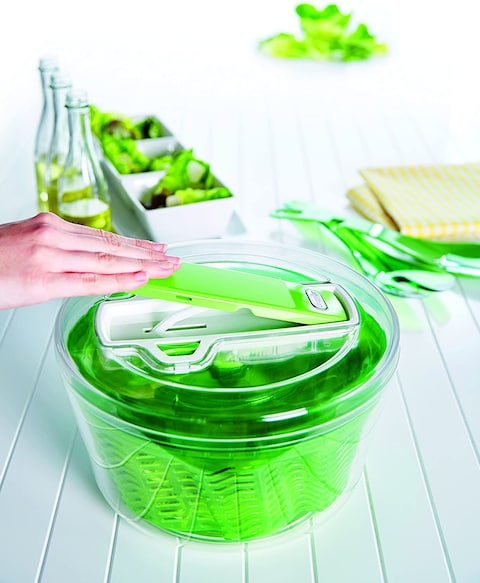 Zyliss E940013 Swift Dry Salad Spinner, Large Green