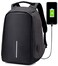 Generic Male Women School Backpack Back,Anti Theft Usb Charge (Black)