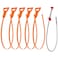 Generic-U-shaped kitchen pipe dredge hook four-claw belt hook picker drain pipe cleaning hook sewer garbage cleaning 6pc dredge kit bag