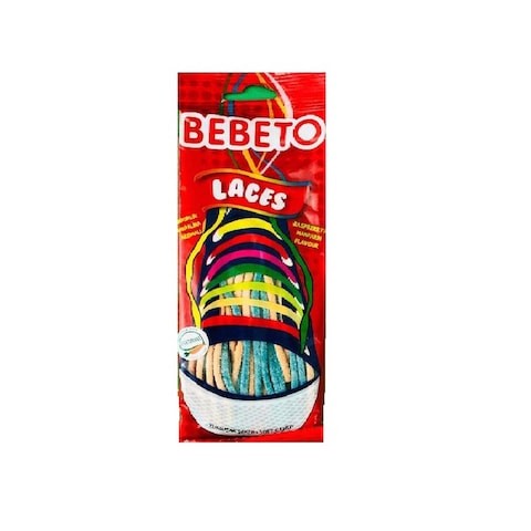 Bebeto Laces Jelly with Raspberry and Mandarin Flavor - 75 gram