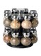 Orii 16-Jar Spice Rack Set Black