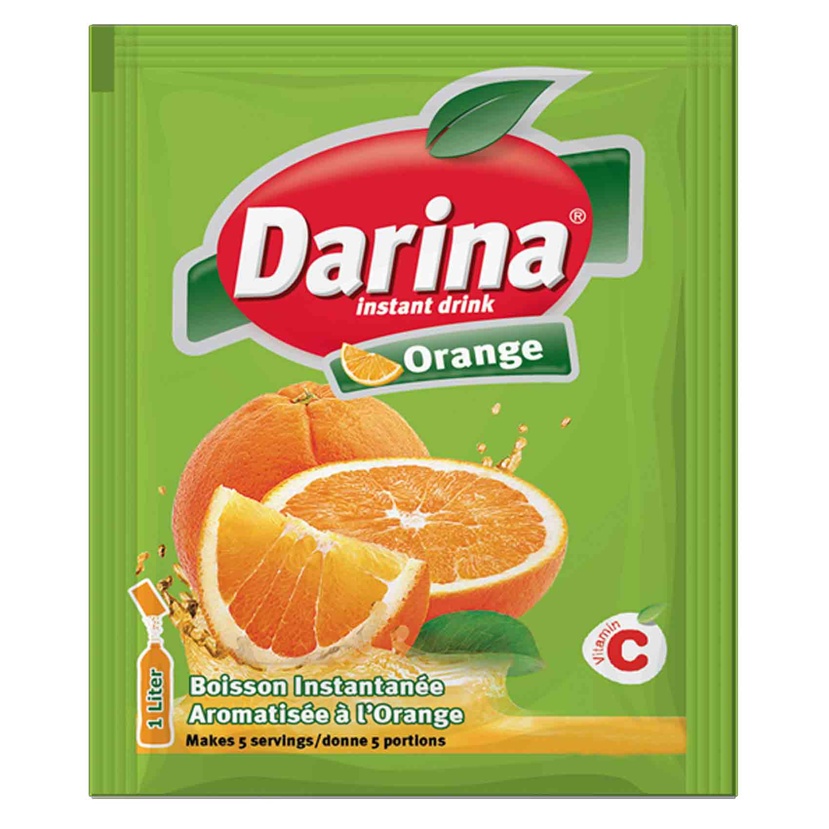 Darina Instant Drink Powder Orange Flavor 35 Gram
