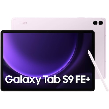 Samsung Galaxy Tab S9 FE+ Tablet, 256GB, Lavender, 12GB RAM, 12.4-Inch, 8 MP Camera, TFT Display, Wi-Fi Only