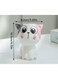 Generic 4 Pcs Cute Succulent Mini Cat Planter, Succulent Pots With Drainage Hole Flower Plant Pot Cartoon Ceramic Tiny Pot For Indoor Mini Flower Planters Cactus Container Set Of 4
