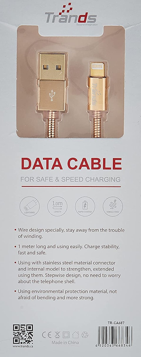 Trands Lightning Tr Ca687 1 Meter Cable
