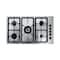 Indesit 5 Burner Gas Built-in Hob PIM-950ASTGHEX Silver 90cm