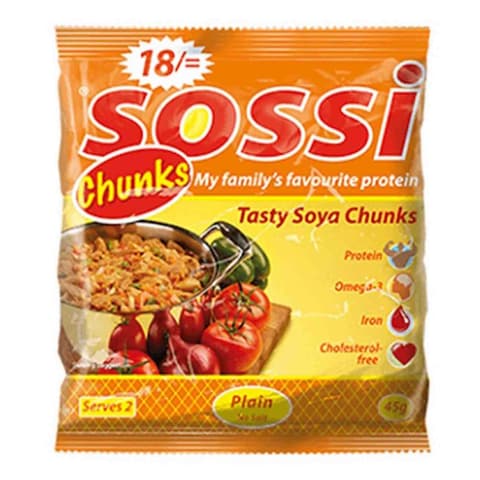 Sossi Classic Plain Soya Chunks 40g