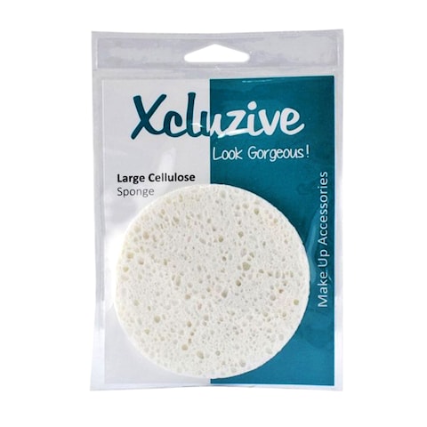 Buy Xcluzive Large Cellulose Sponge White 10cm in UAE