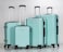 Set of 4 ABS Trolley Luggage With Number Lock 20,24,28,32 Inches
