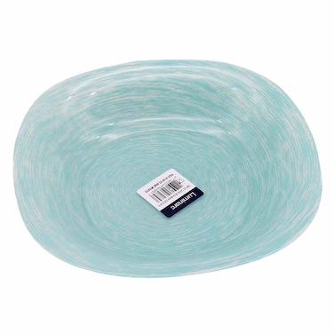 Neo Carina Brush Turquoise Soup Plate