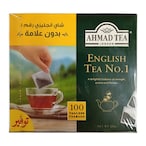 Buy Ahmad Tea English No.1 Tagless Tea Bags - 100 Count in Egypt