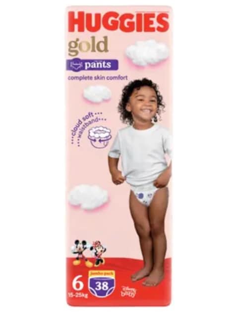 Huggies Gold Pants S6 Jumbo 38Pcs