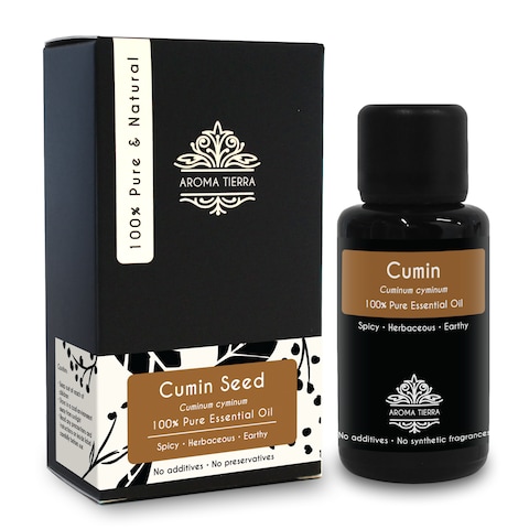 Aroma Tierra - Cumin Essential Oil - Aroma Tierra - 100% Pure &amp; Natural - 30Ml