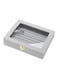 East Lady Jewellery Box With Transparent Lid Grey
