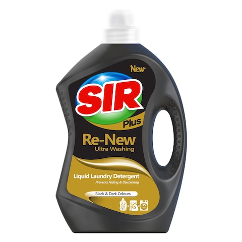 Sir Shiny Black Liquid Laundry Detergent 1L