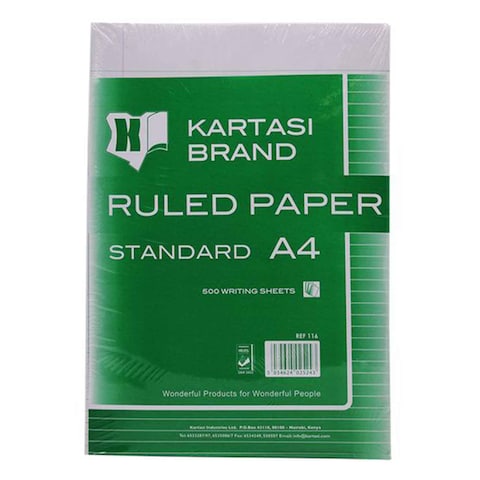 KARTASI STANDARD RULED PAPER