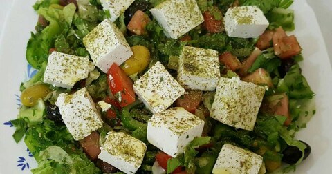 جبنة مكعبات زعتر   ك