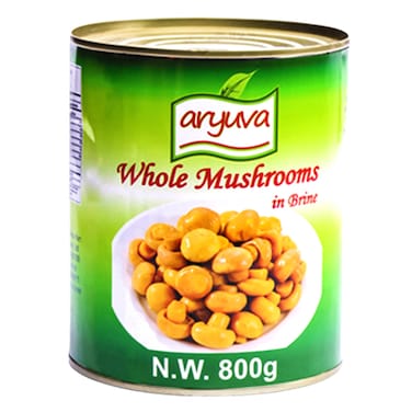 Aryuva Whole Mushroom In Brine 800g