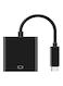 Generic USB Type-C To HDMI Adapter Cable Black