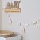 Hello Baby Macrame Rainbows and Clouds Nursery Baby Bunting