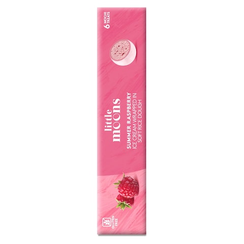 Little Moons Summer Raspberry Mochi Ice Cream 32g Pack of 6