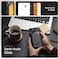 VRS Design Damda Glide Pro for iPhone 15 PLUS case cover wallet [Semi Automatic] slider Credit card holder Slot [4 cards] - Black Groove