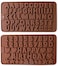 Generic Chocolate Mold Letter And Number Silicone Candy Molds Happy Birthday Cake Decorating Symbols Shapes, Number Molds For Baking, Mini Chocolate Letter Mold Easy To Clean Silicone Letter Molds
