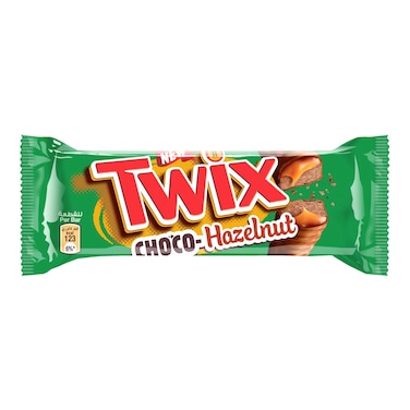 تويكس بار  بالشوكولاتة والبندق، 50 غرام