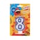 Fun Numeral Birthday Candle 8