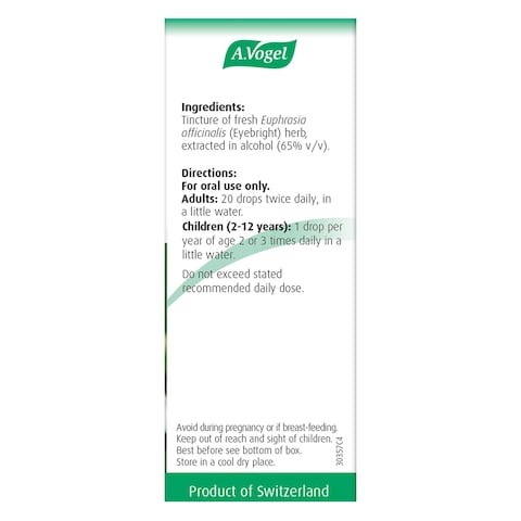 Bioforce A.V Eyebright E/Drops 50Ml