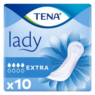 Tena Lady Extra Urological Diapers 10 Piece