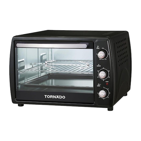 Tornado Electric Oven With Grill - 45L - 1800 Watt - Black