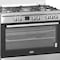 Terim Combination Cooker TERGE96ST Silver/Black 90cm