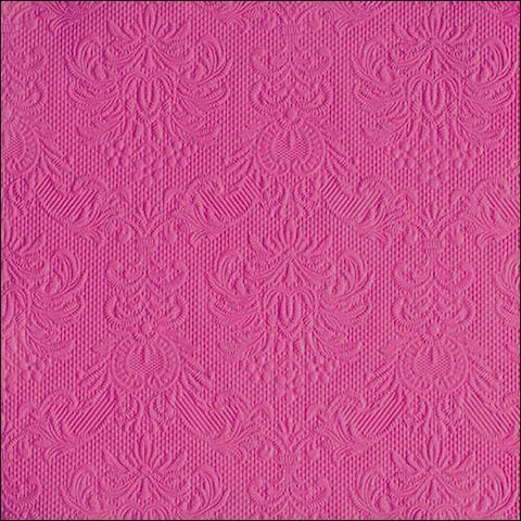 Ambiente Large Embossed Napkins, Magenta
