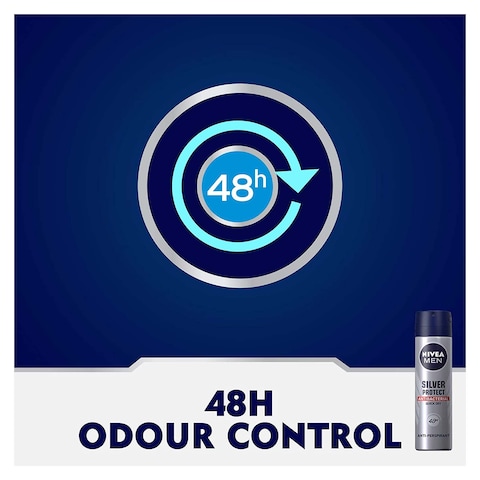 Nivea Silver Protect Deodorant Spray for Men - 150ml