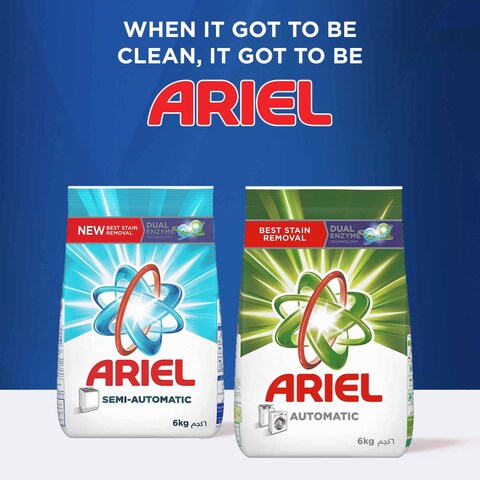 Ariel Laundry Powder Detergent Original Scent Suitable for Semi-Automatic Machines 10kg