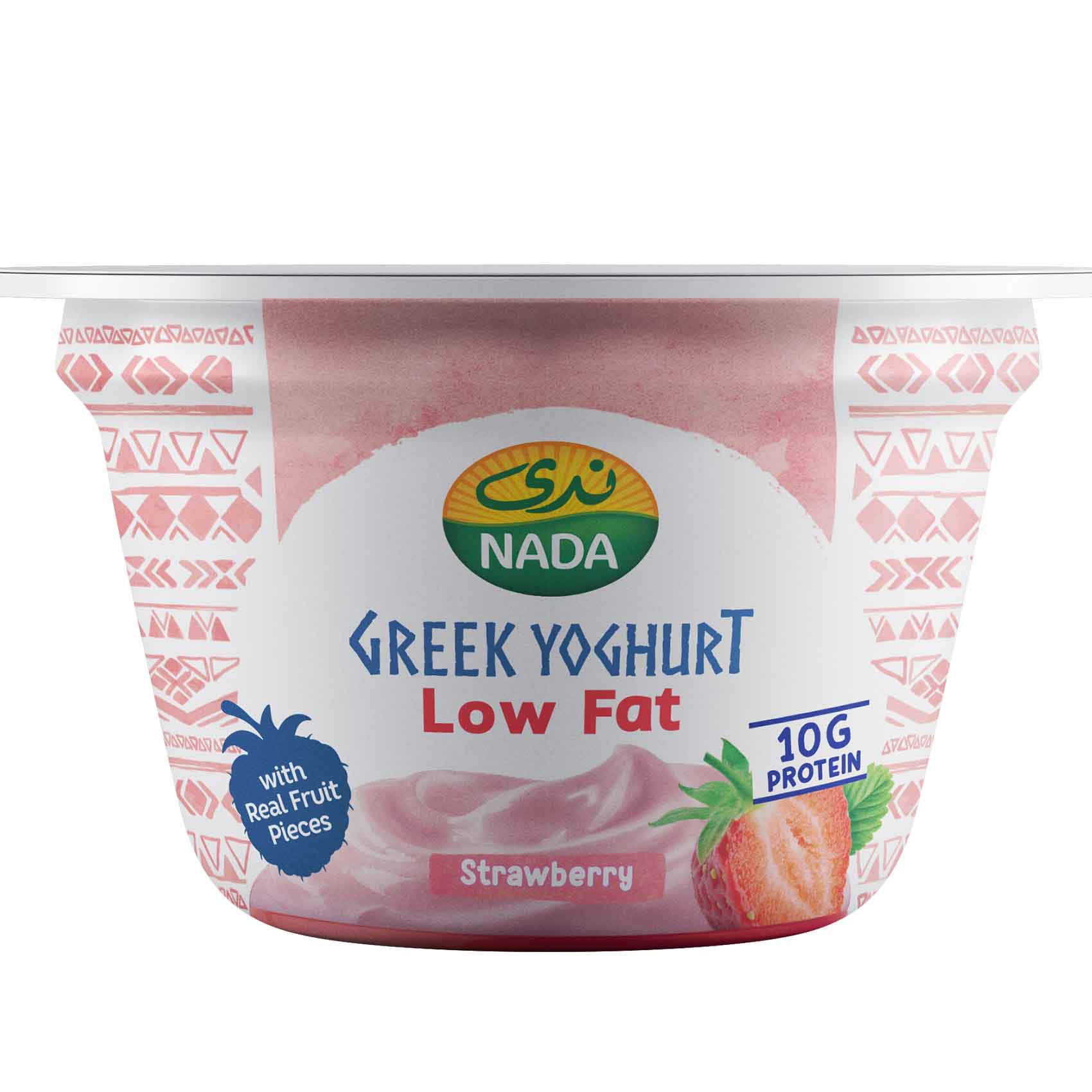 Nada Low Fat Strawberry Greek Yoghurt 160g