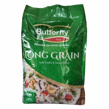 BUTTERFLY RICE - LONG GRAIN 5KG