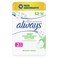 Always Pure Cotton Protection Ultra-Thin Long Sanitary Pads With Wings White 18 Pads