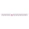 Creative Converting- Floral Fairy Sparkle Shaped Ribbon Banner1pcs< > 6in X 5.5in < >Green/Pink/White< >