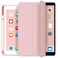 TRON Case Compatible For Apple iPad 9.7 Case 2018 iPad 6th Generation Cases/2017 iPad 5th Generation Case with Pencil Holder,Slim Soft Silicone Smart Trifold Stand Protective Cover, Pink