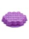 Generic Honeycomb Bee Silicone Cake Mold Purple 30x30x5cm