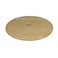 Round Serving Board With Groove Beige