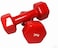 ULTIMAX 2Pcs Fitness Vinyl Dumbbell Hand Weights-3KG*2