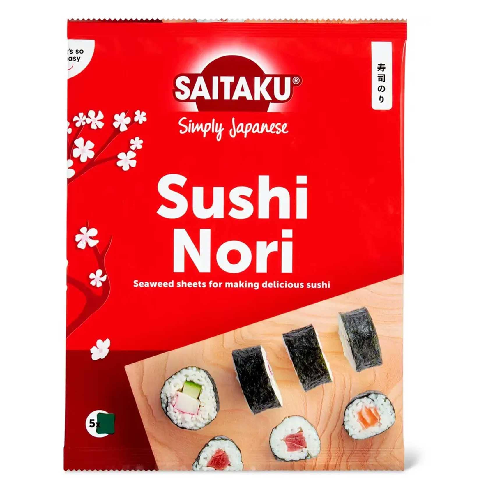 Buy Saitaku Sushi Nori 14g Online | Carrefour KSA