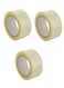 3 piece set of 2" 50yards exact clear packing tape for heavy duty packaging for sealing parcel boxes, moving boxes , large postal bags, office supplies
