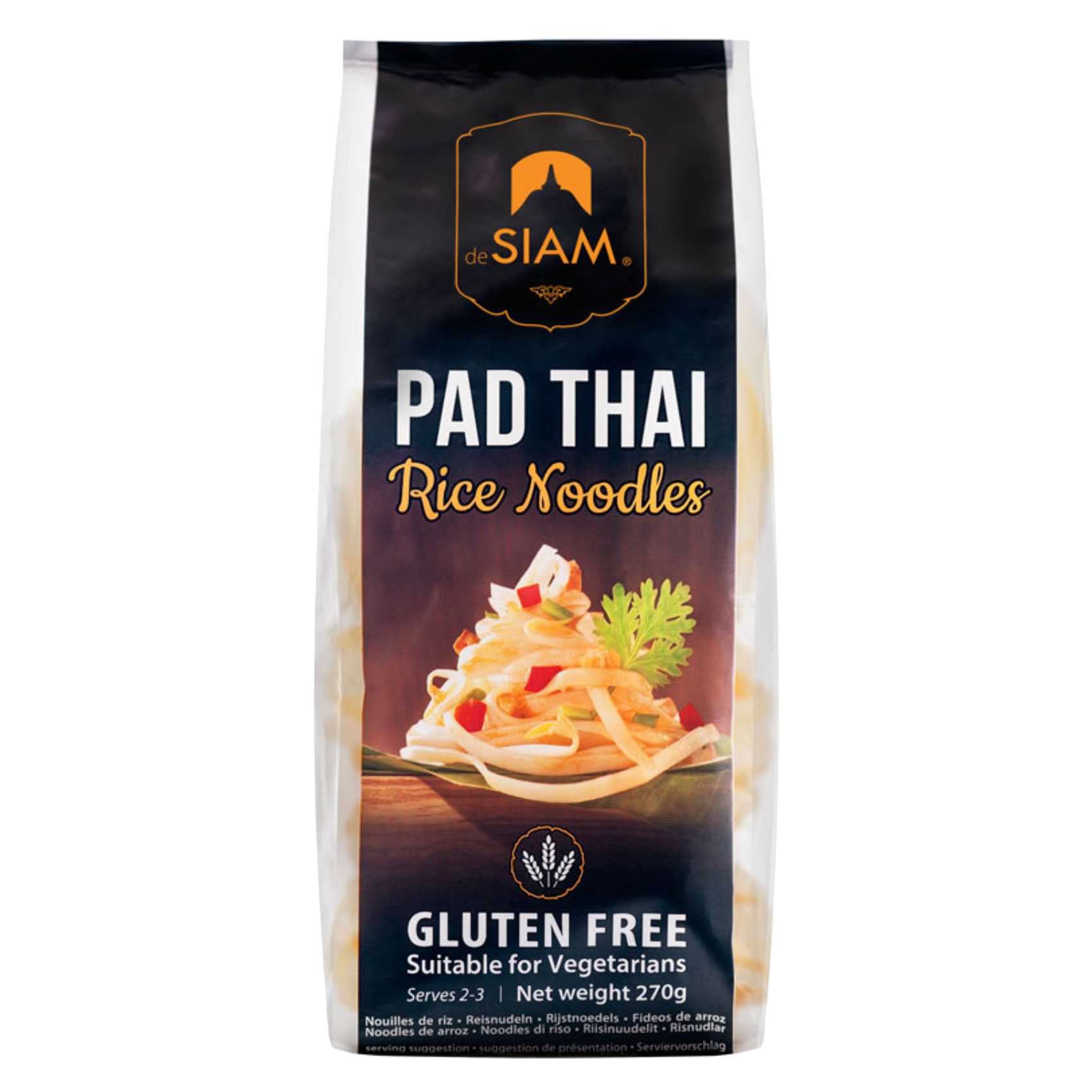 De Siam Pad Thai Rice Noodles 270g