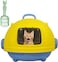 Fully enclosed large cat litter box with scoop, Odor-Proof, Portable and splash-proof convenient and easy to clean cat toilet, Suitable for indoor and outdoor (Yellow)56 cm L