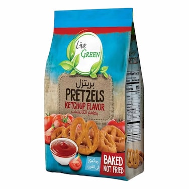 Live Green Pretzel Ketchup - 125 gram